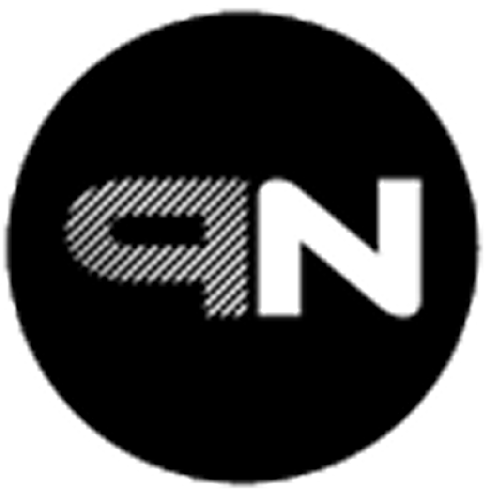 Rundes, schwarzes Logo mit den weißen Buchstaben „PN“.